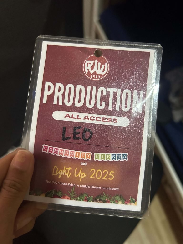 My first production in Philippine Women's University, light up 2025 event