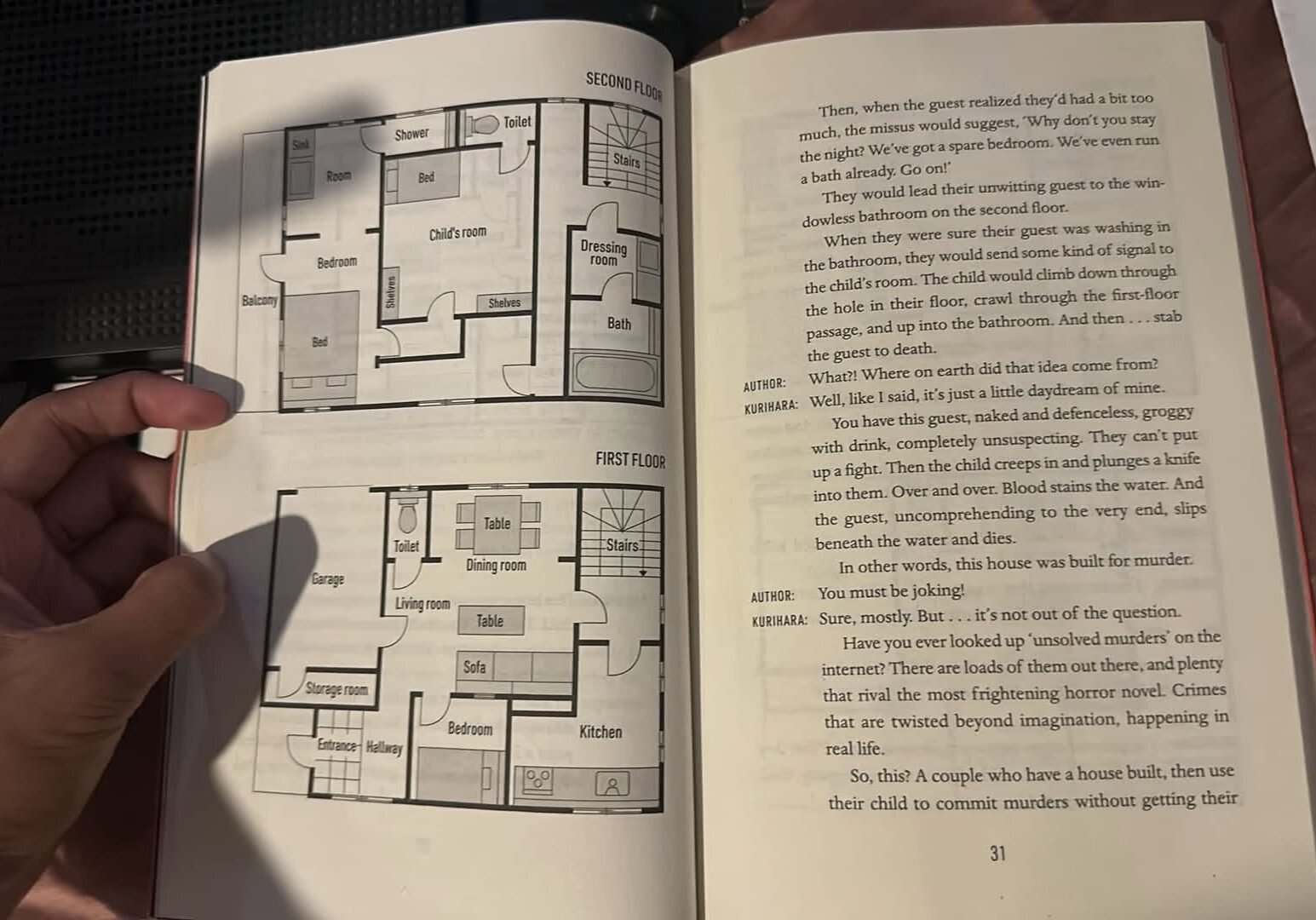 Photo reference for my book review where it showed the visual illustration in the book.